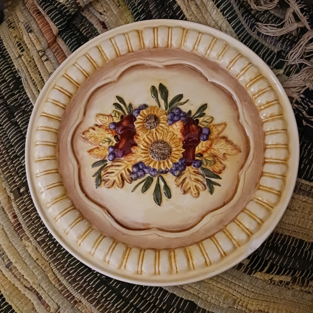 Vintage Young’s Heartfelt Kitchen 🎋💐🪷🌼Creations Floral Plate Art Farmhouse.